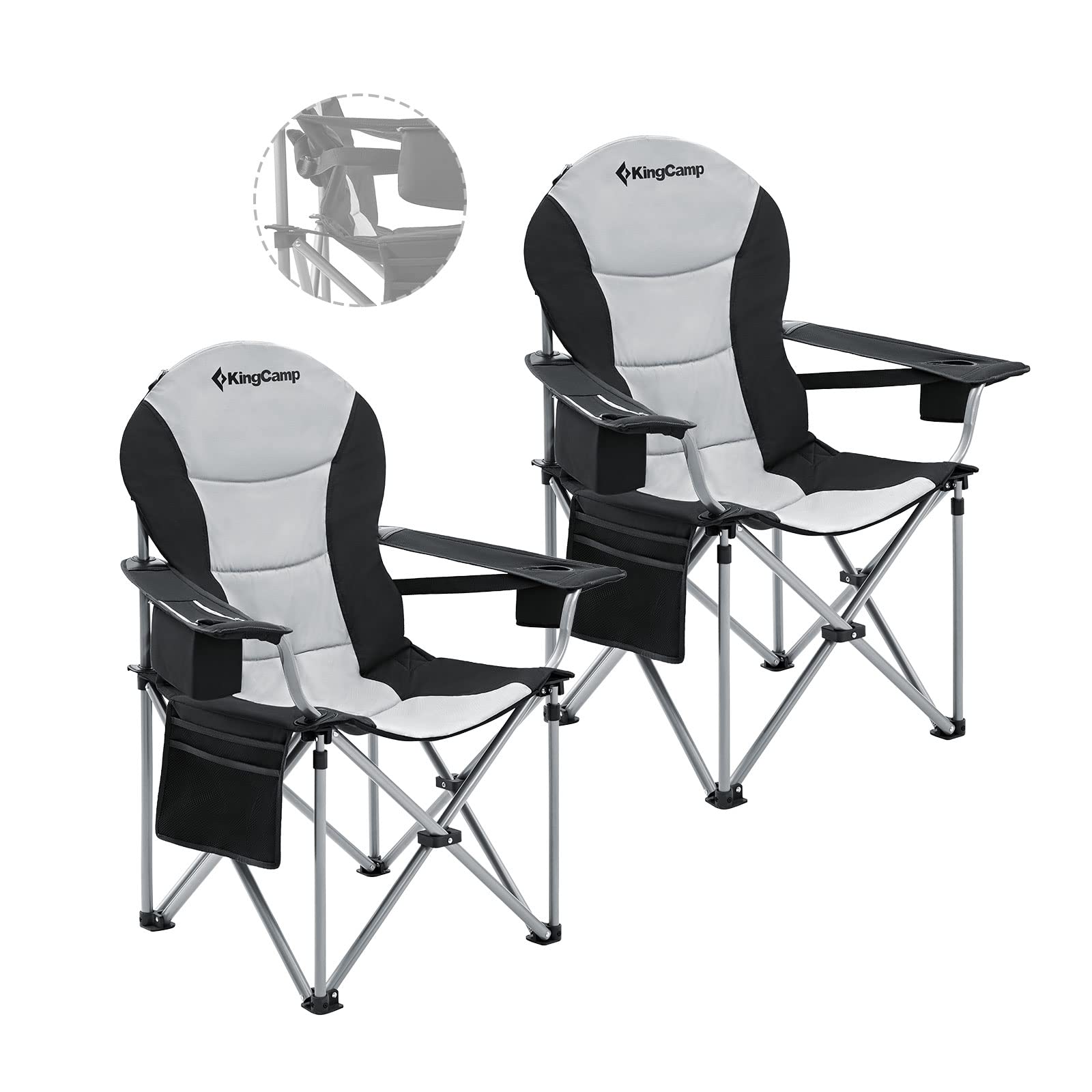 KingCamp Simpson Arm Chair アウトドアチェア KingCamp SIMPSON Comfort Armchair Set of 2