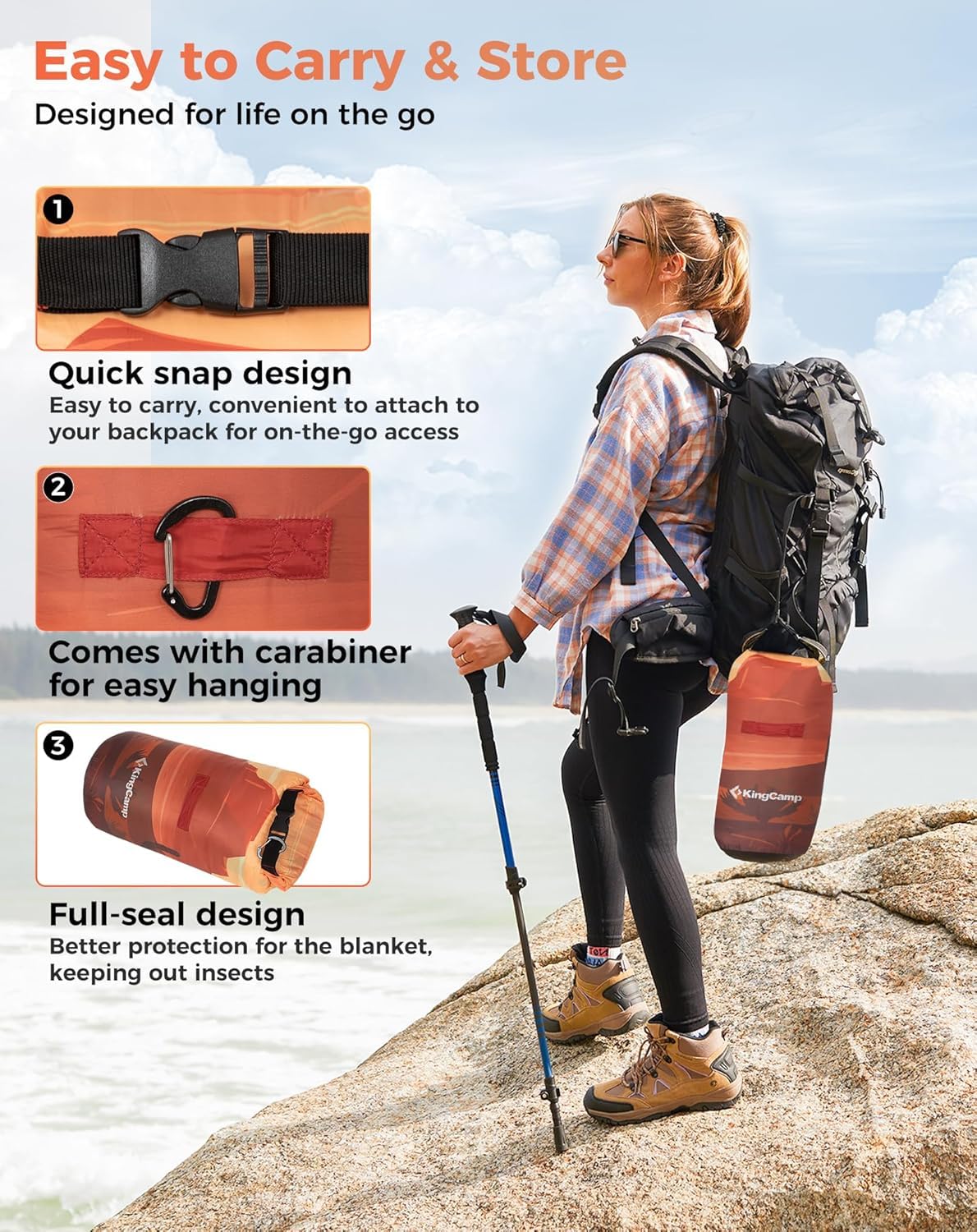 SMART 150 XL Ultralight Camping Blanket