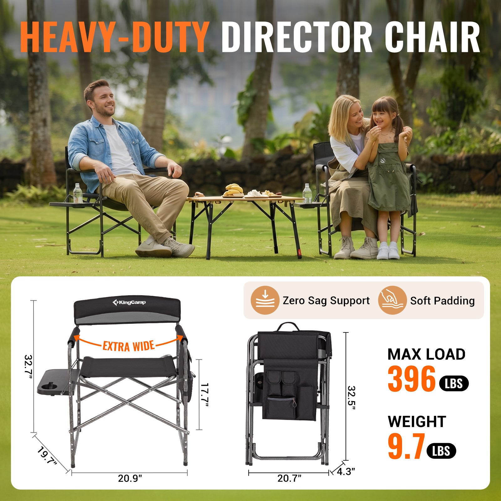 ASH B10 Heavy Duty Director's Chair