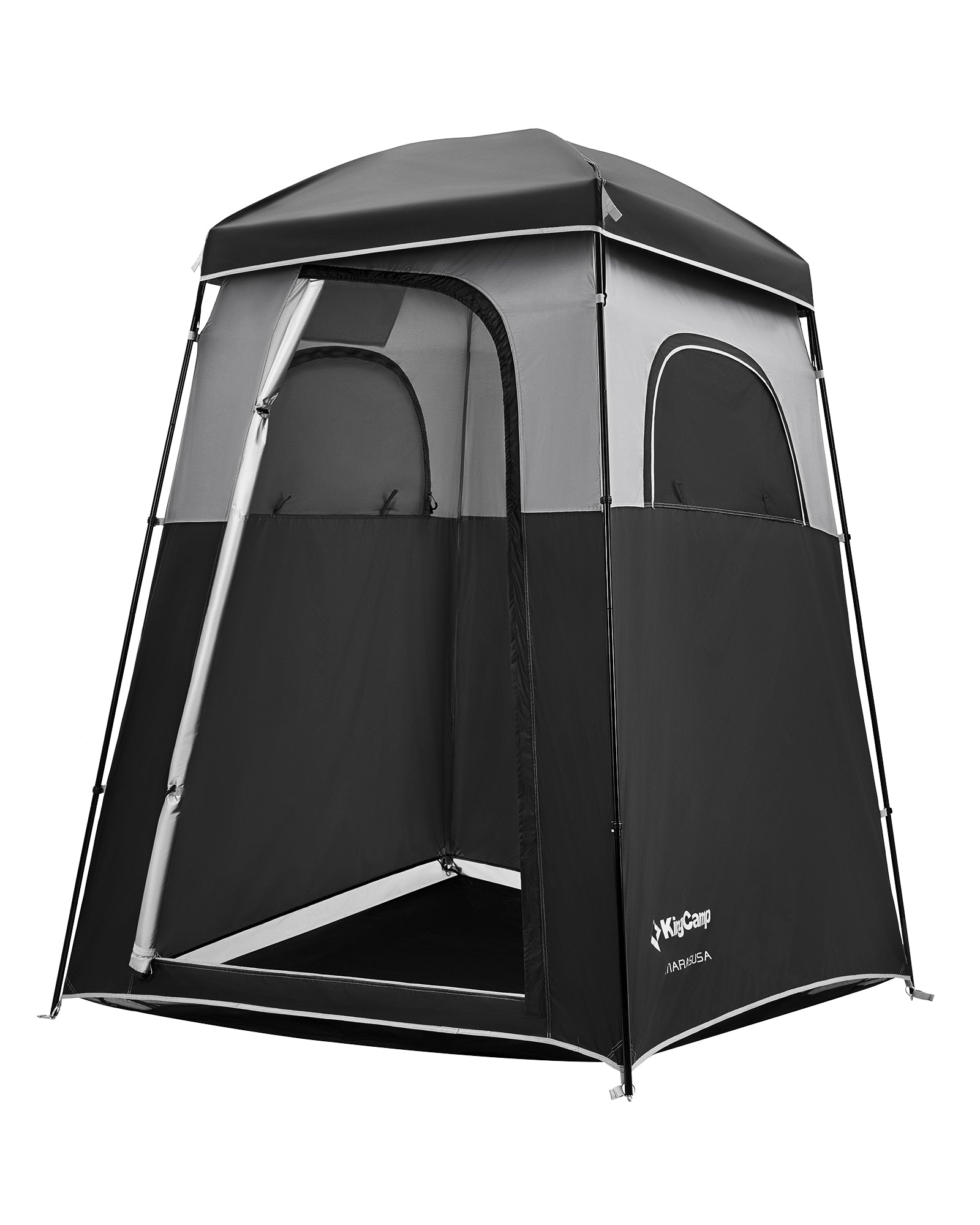 kingcamp 製　着替え＆シャワートイレ用サブテント　MARASUSA II KingCamp Spacious Single Shower Tent Solar Shower Set