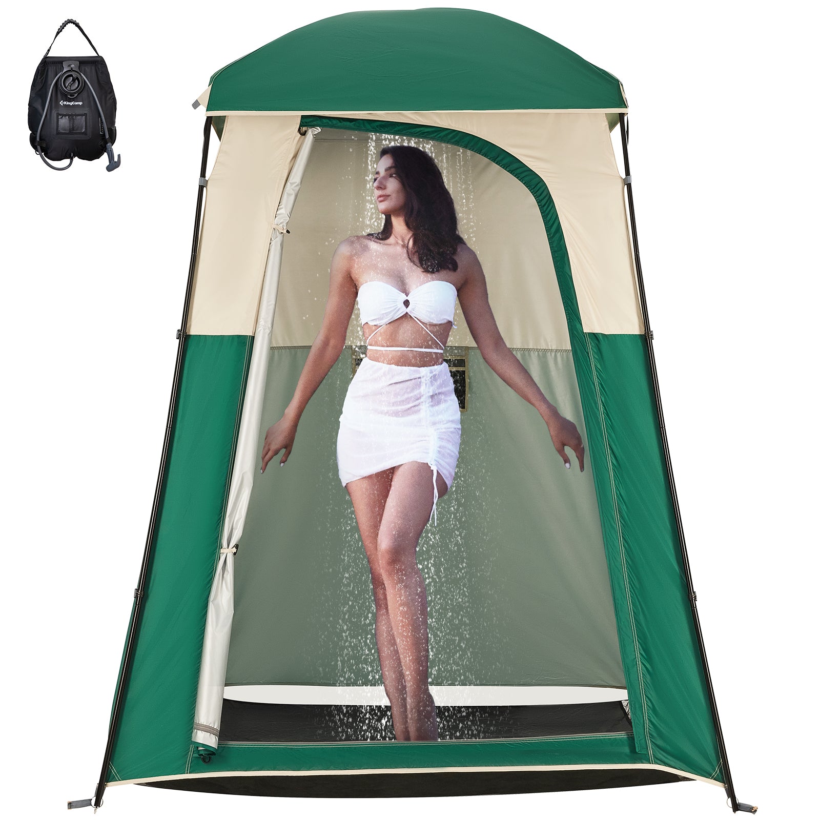 MARASUSA Single Privacy Shelter with 20L Solar Shower Bag