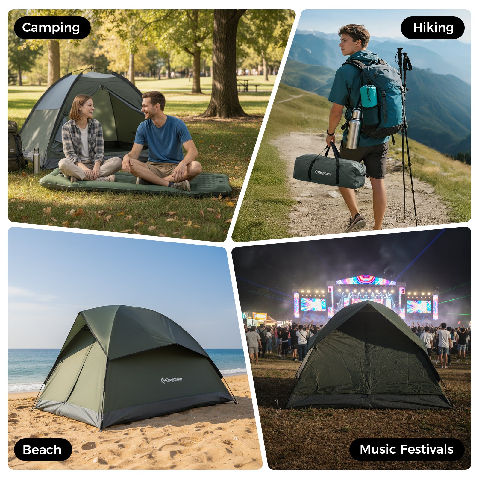HOLIDAY PRO II 2-Person Camping Tent