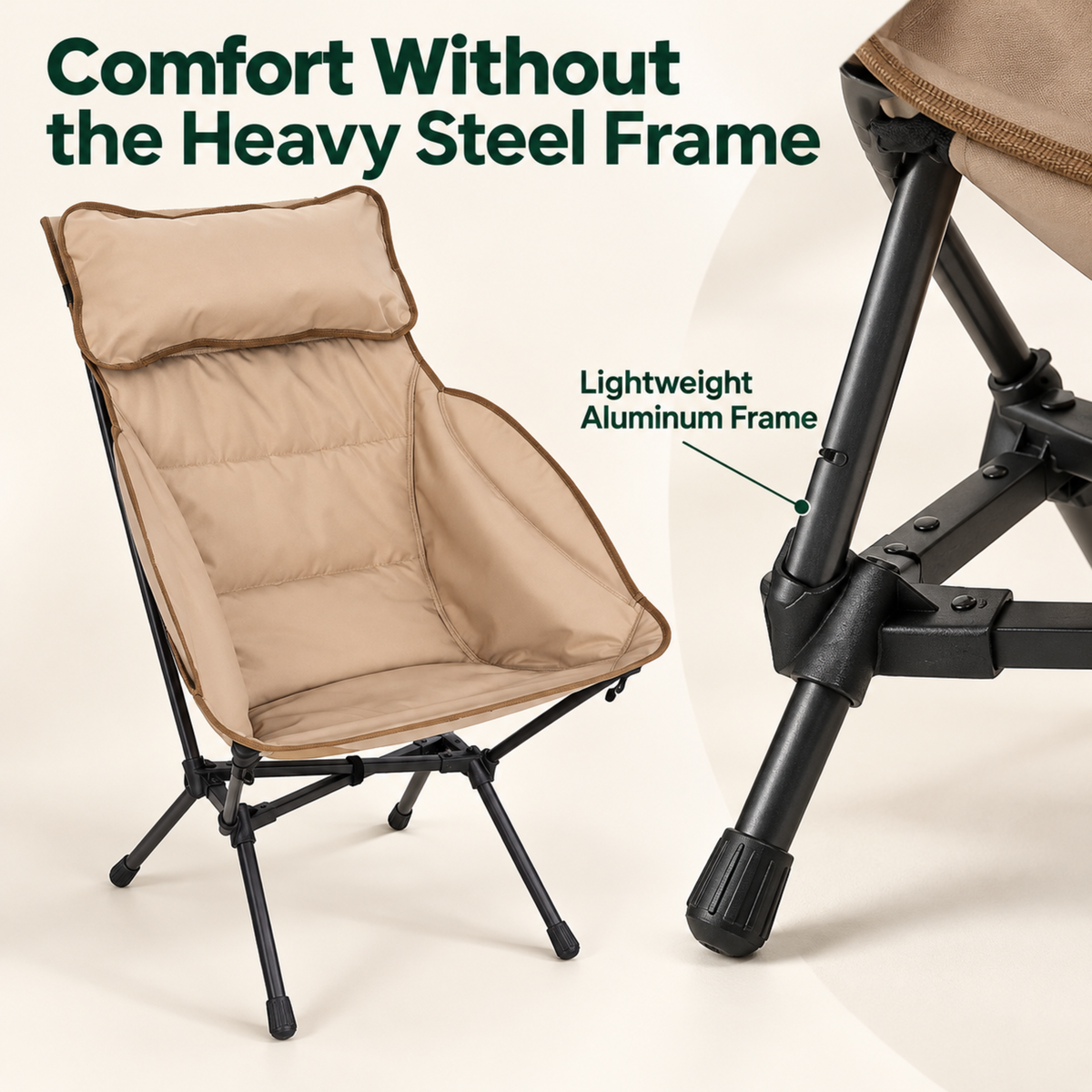 BALSA C20 Padded High Back Camping Chair