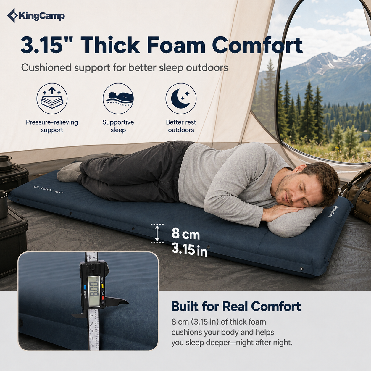 CLASSIC 8.0 Self-Inflating Sleeping Pad