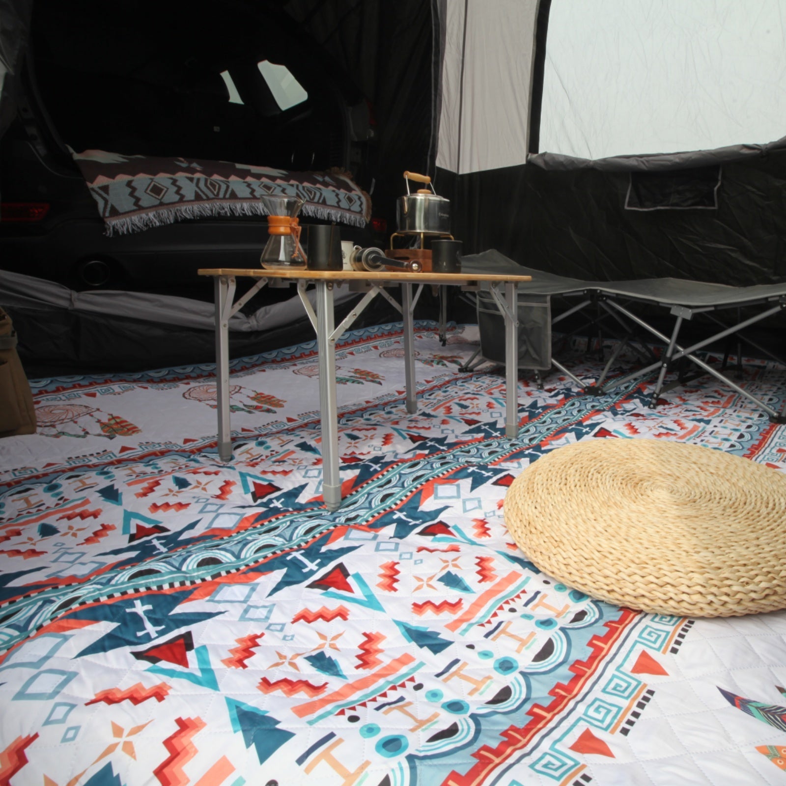 KingCamp ISIAY MAX 2.8 Car Camping Mat Specifically designed to pair with car tents like the KingCamp BOUNDLESS X3 SUV Tent (model KT2529)