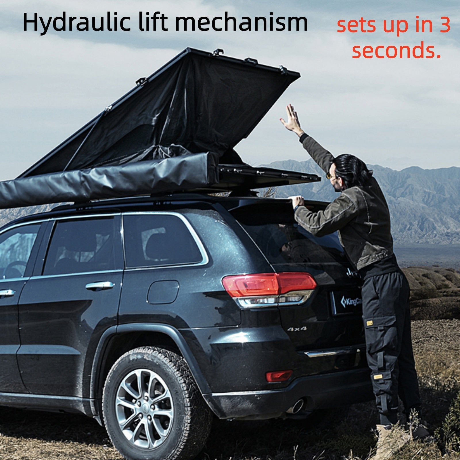 KingCamp ENDLESS 8 Rooftop Tent