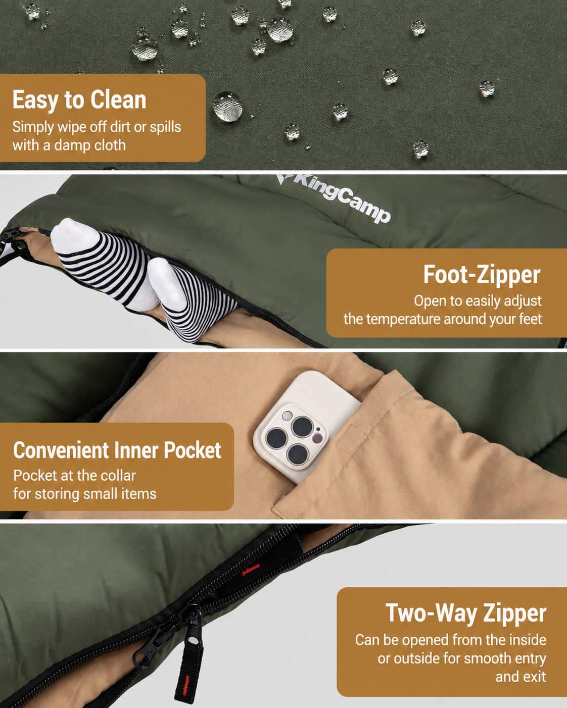 Trippy 350 Camping Sleeping Bag
