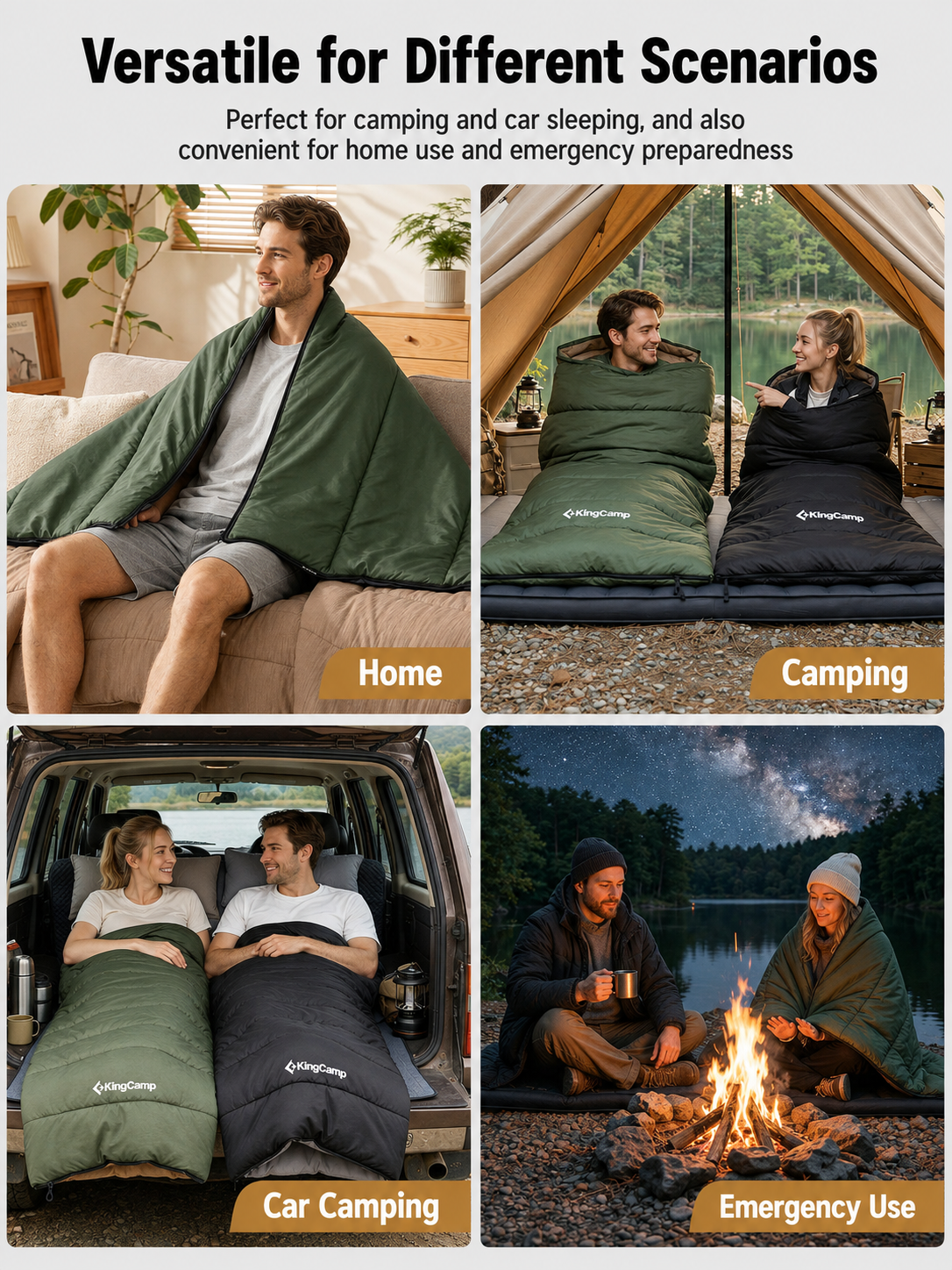 Trippy 350 Camping Sleeping Bag