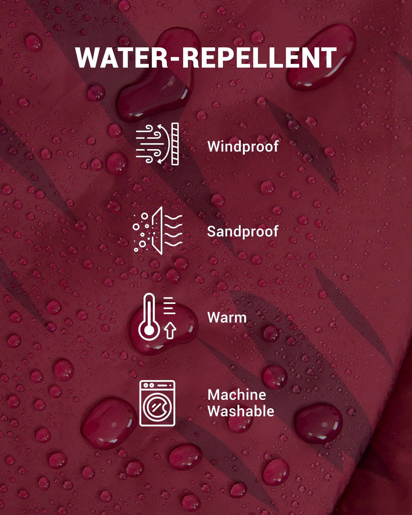 KingCamp Boho Printed Wearable Camping Blanket