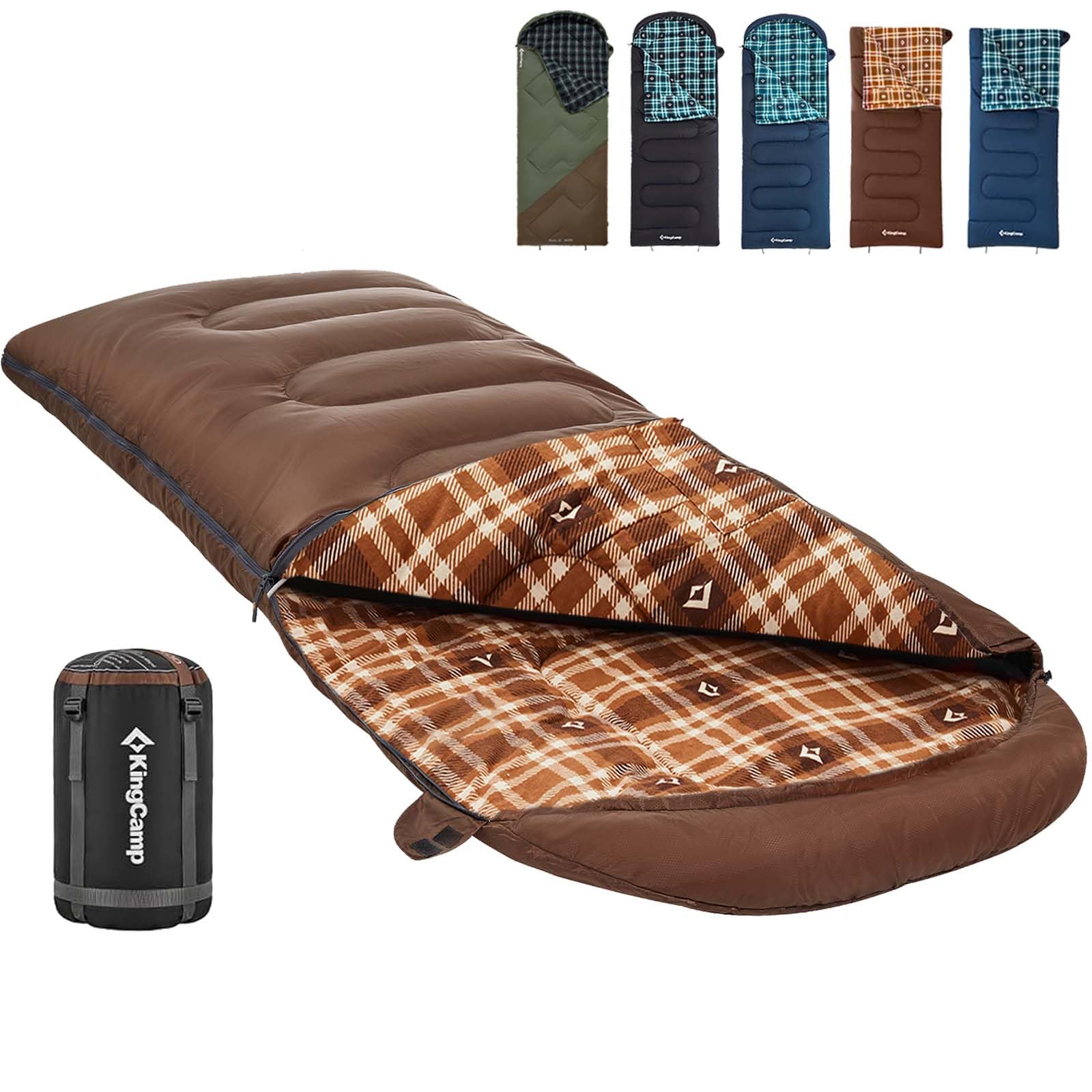 CLOUDY 400 Sleeping Bag-Envelope With Hood – KingCamp