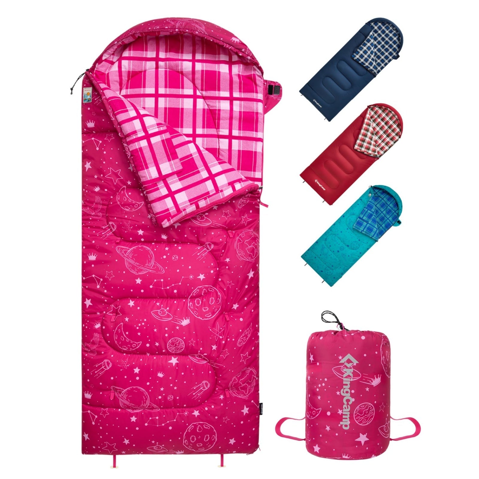 Galaxy Zoo C 300 Kids Sleeping Bag Adjustable Length – KingCamp