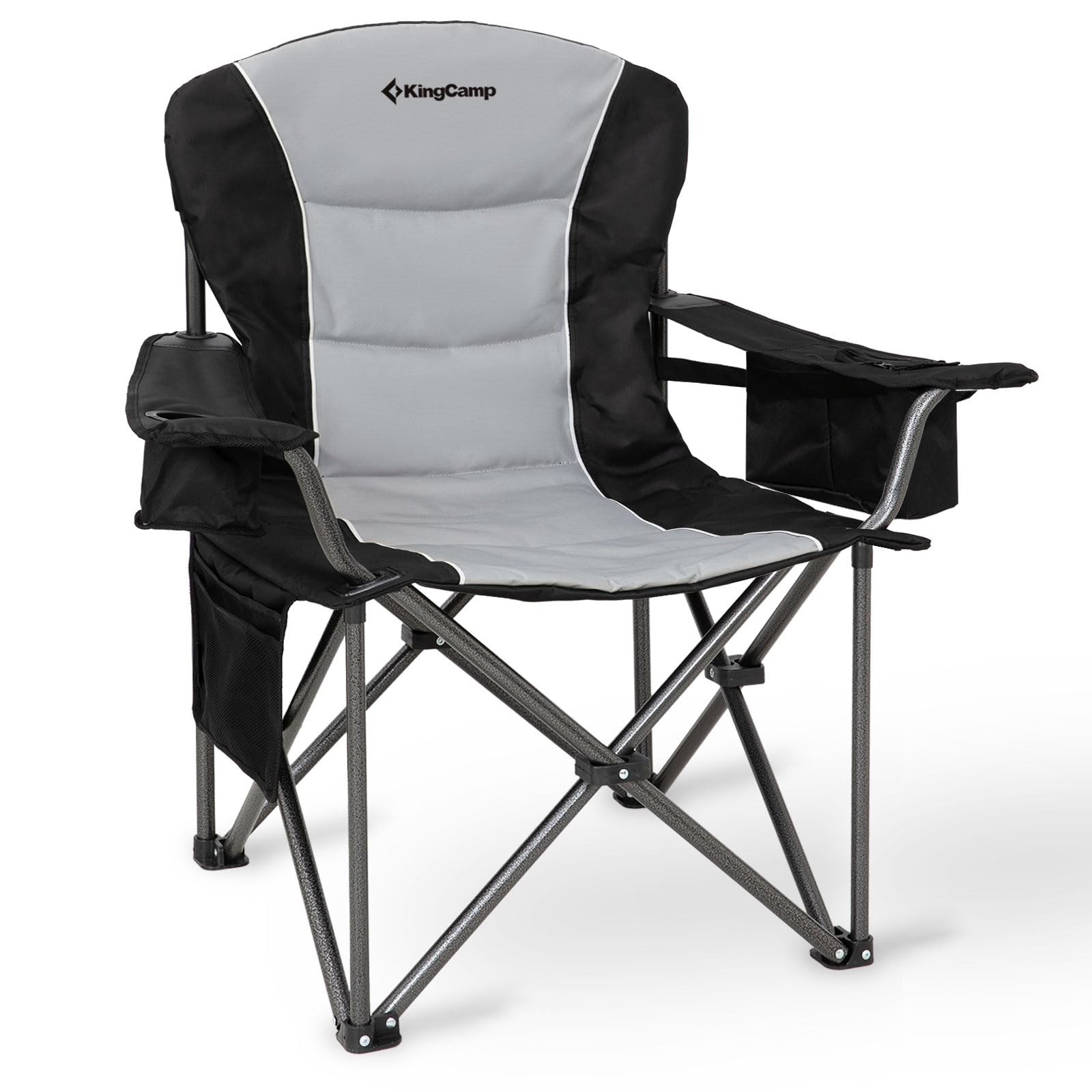 KingCamp JUNIPER C10 Oversized Folding Chair with Adjustable Lumbar Su