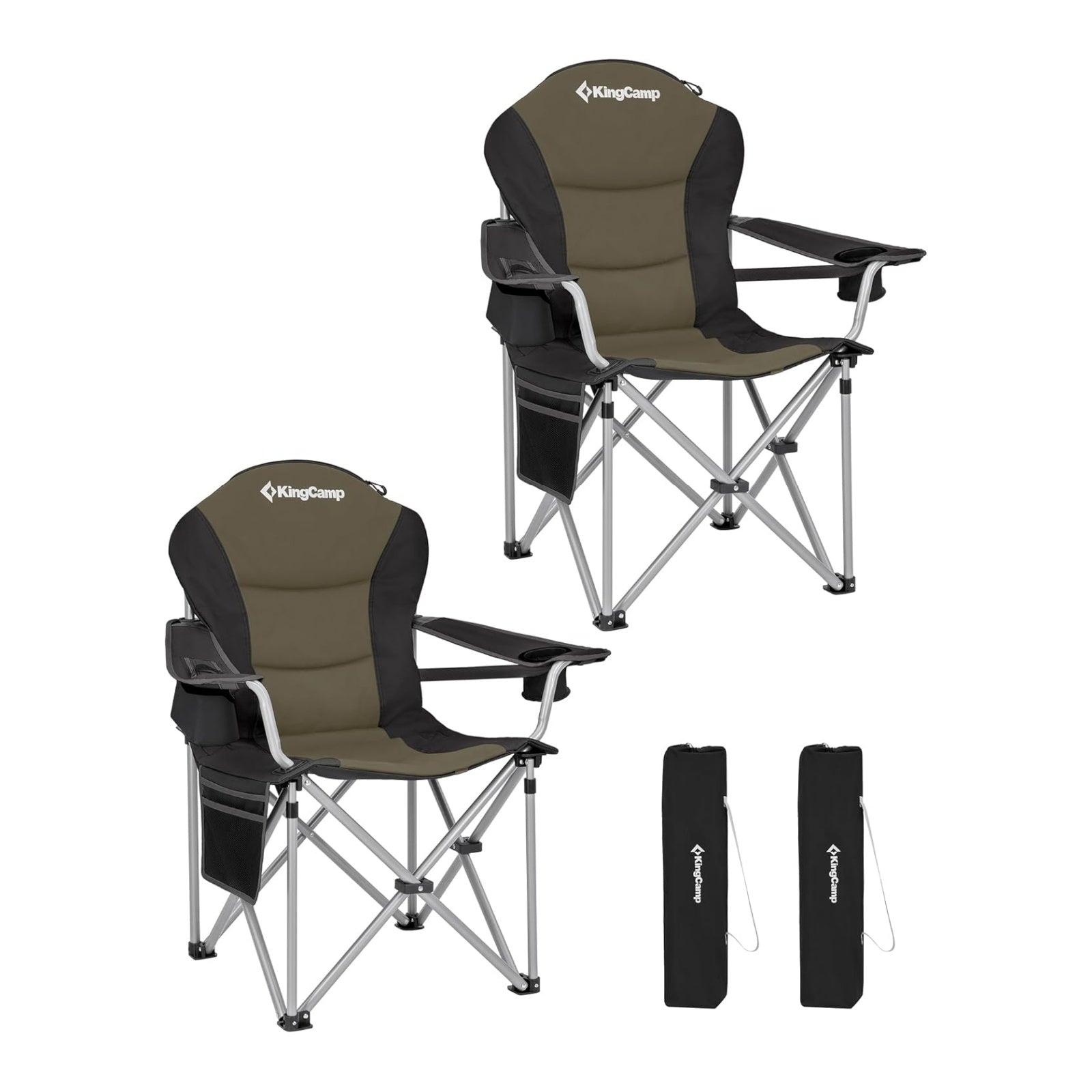 KingCamp SIMPSON Comfort Armchair Set of 2