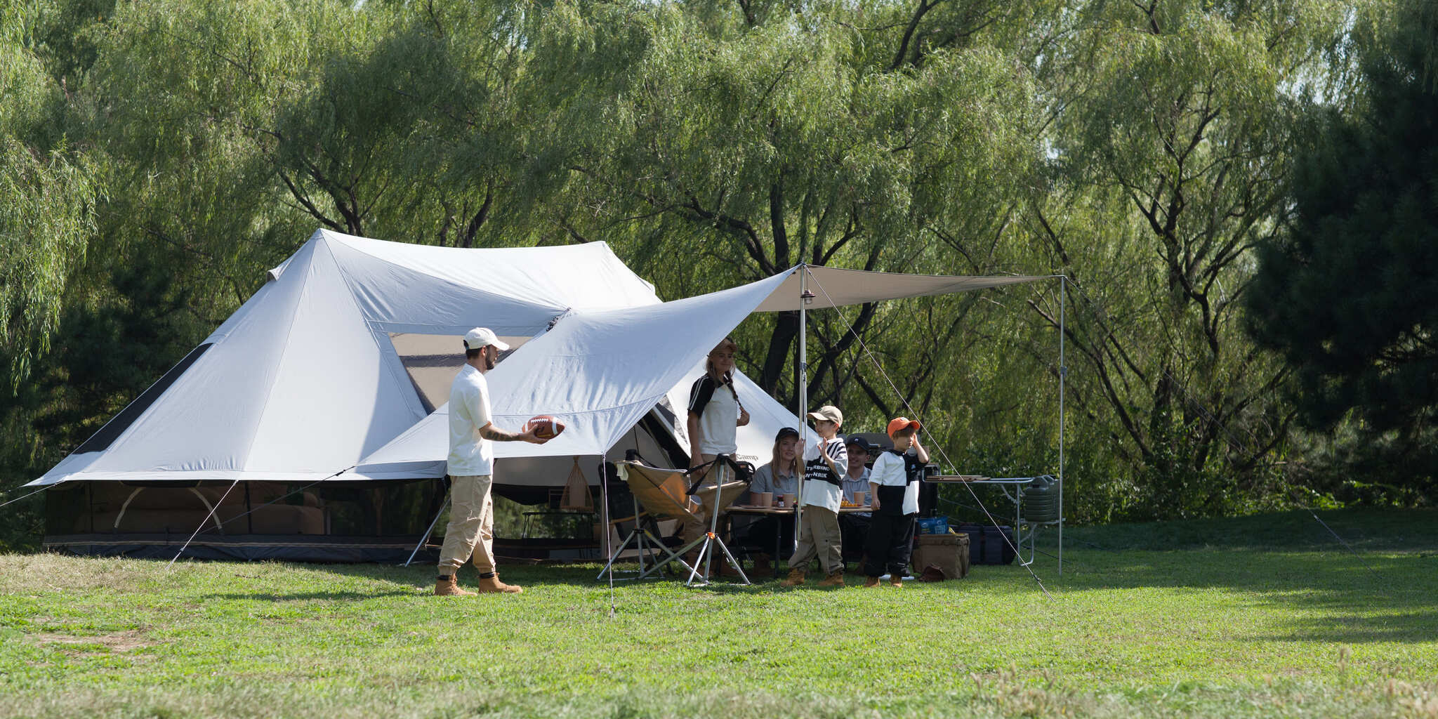 luxury tent capalonga KingCamp Khan Palace 4-season Luxury Glamping Hot Tent