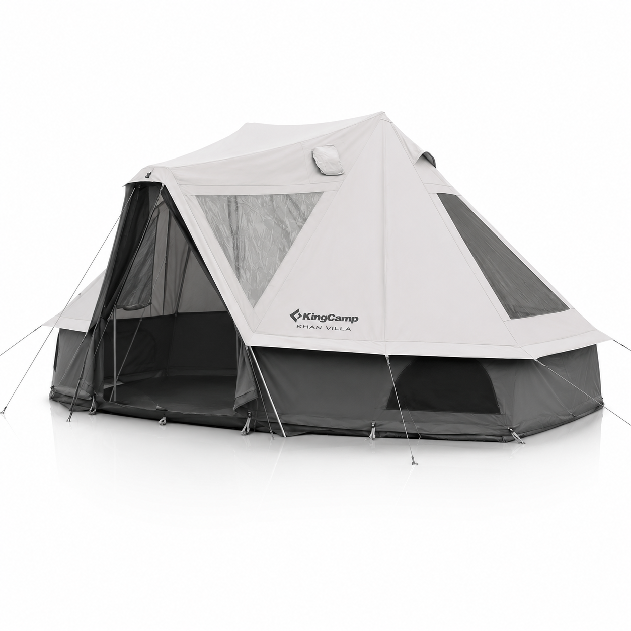 KHAN VILLA 15FT TC Canvas Glamping Tent with Stove Jack