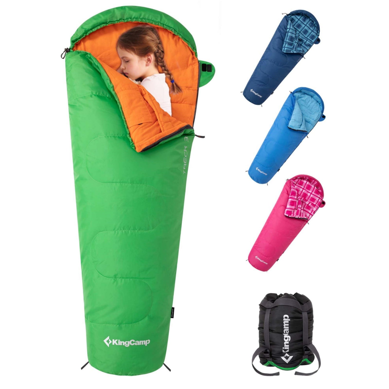 schlafsack fun camp KingCamp Treck 300S+ Kids Mummy Sleeping Bag