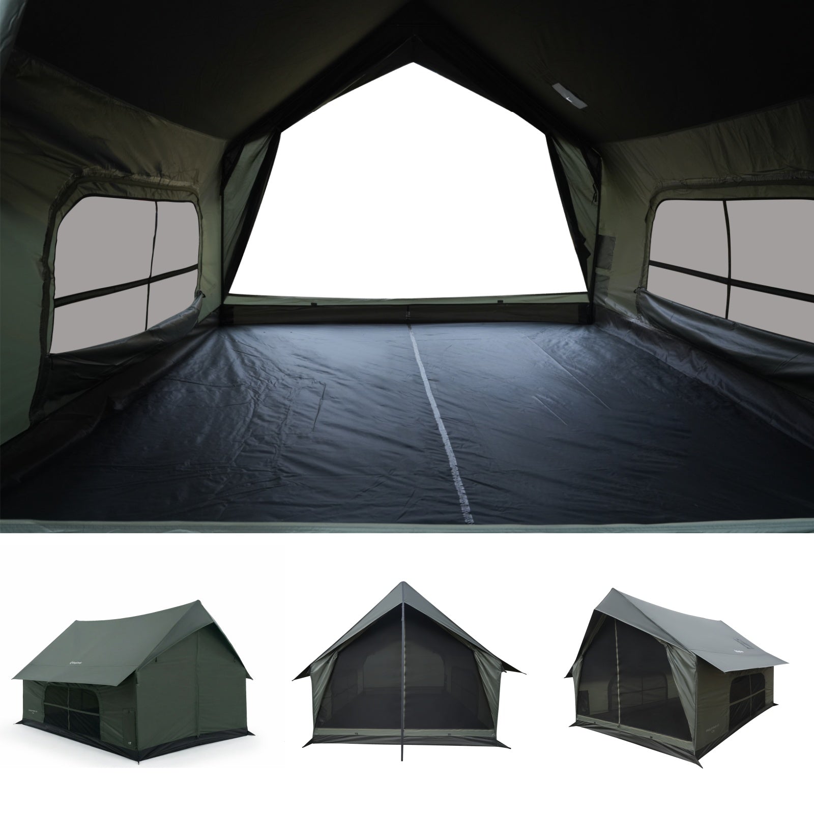 Pre‑Order, Delivers Late February | MOUNTAIN IN C5 Canvas Hot Tent | 5-6 Person Cabin Tent with Stove Jack