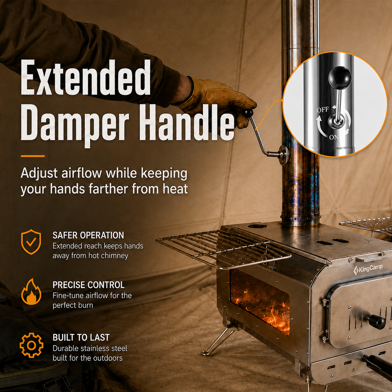 Surefire Stove L für Zelt 