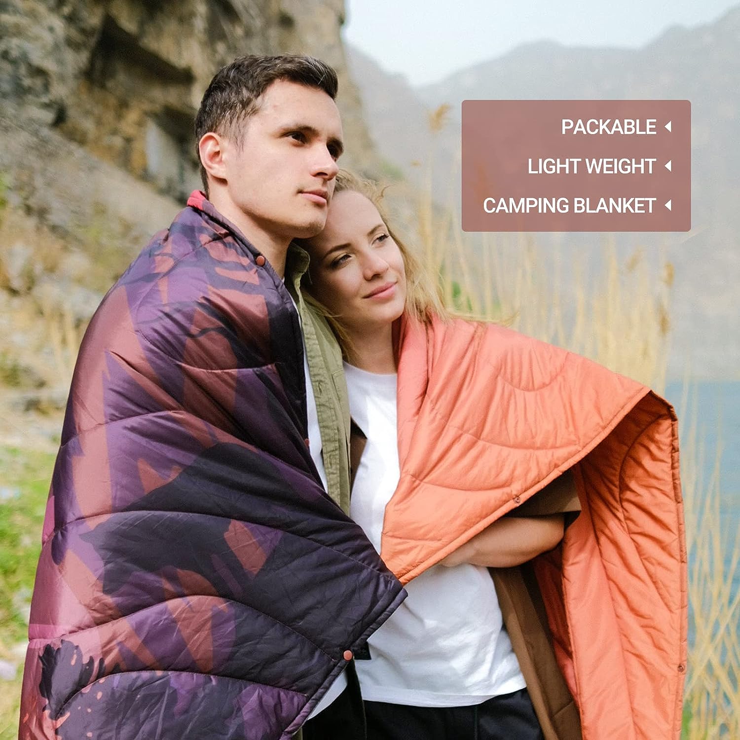 KingCamp Sunset Clow Puffy Camping Blanket