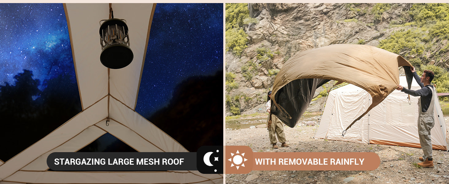 KingCamp Mountain In T2 Quick-Setup Cabin Tent