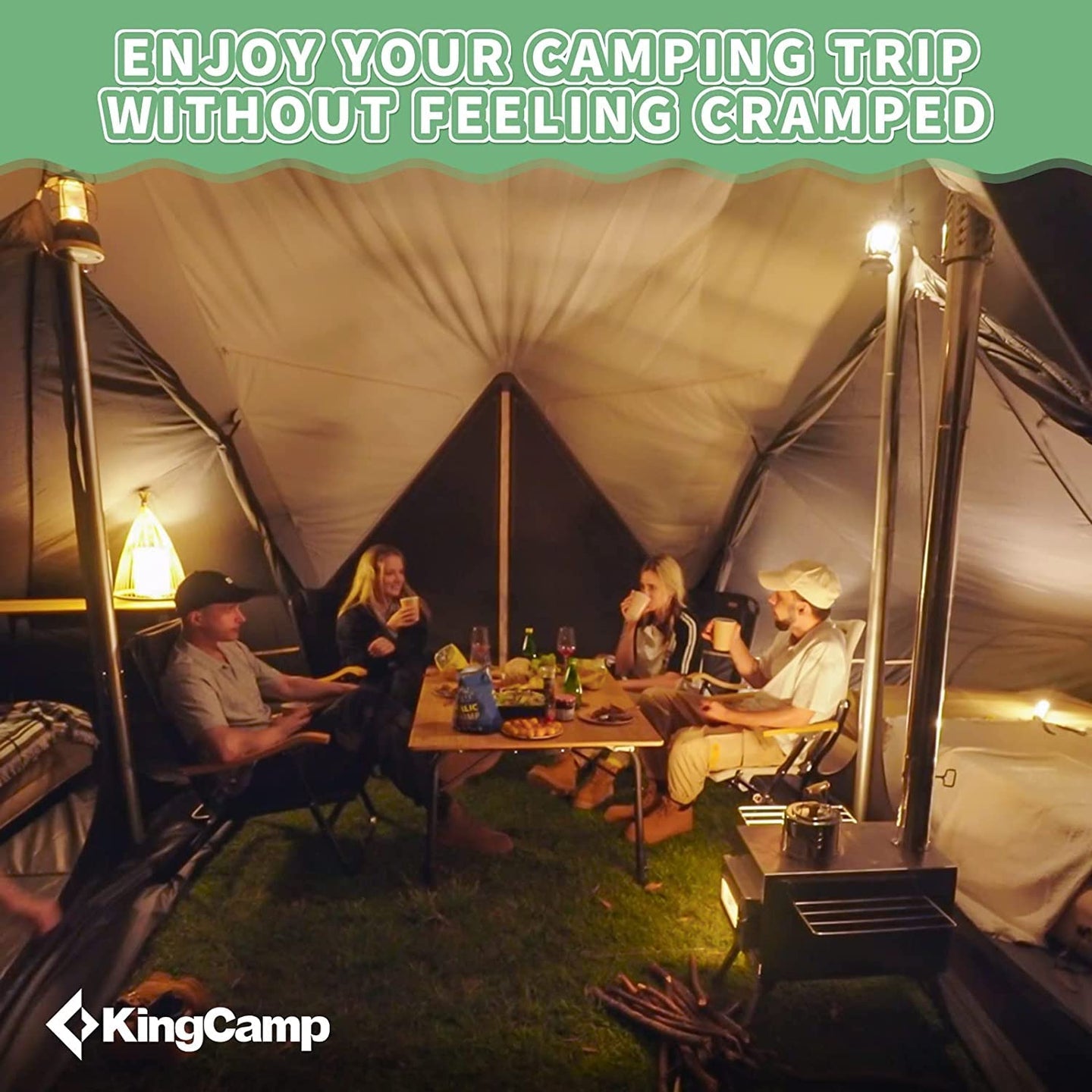 KingCamp Khan Palace Inner Tent for Gamping and Comfort Camping