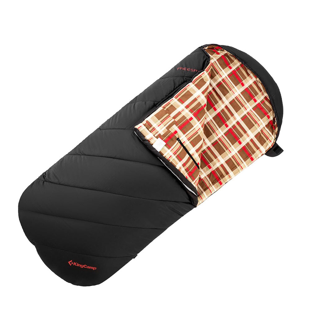 Lightweight Flannel Camping Sleeping Bag- XL – KingCamp