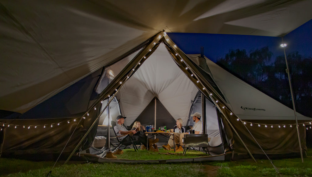 King camp tents online