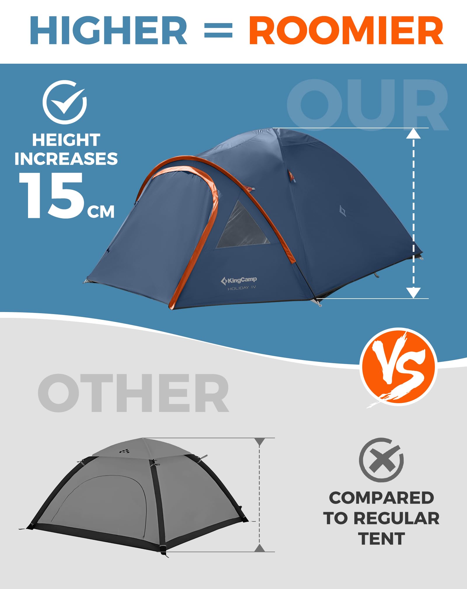 KingCamp HOLIDAY IV Camping Tent