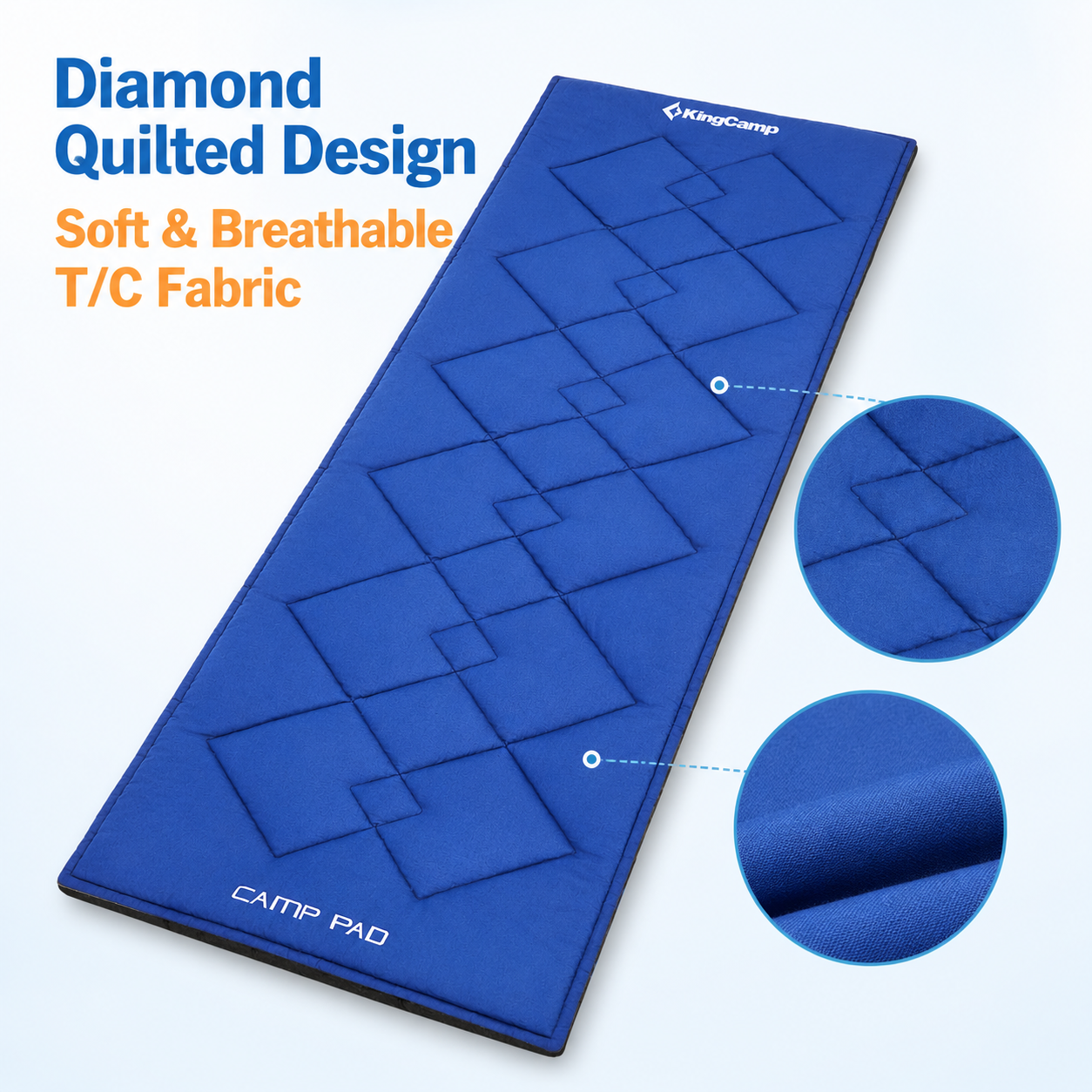 CAMP PAD 350 Quilted Camping Cot Pad
