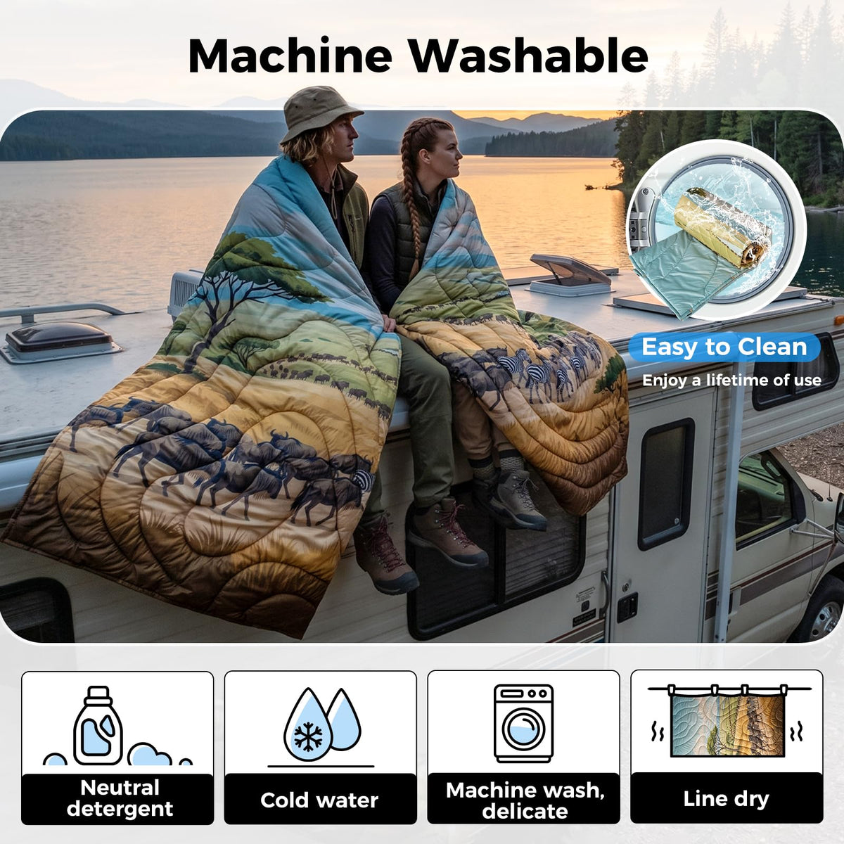 SMART 150 XL Ultralight Camping Blanket