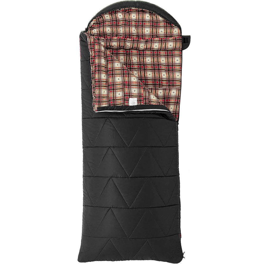 Adult Cold Weather Sleeping Bag - Big & Tall Size, 4-Season, Compression Sack Included