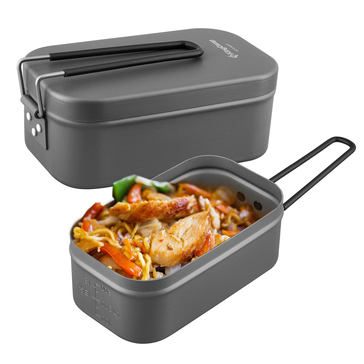 Buy Mess Kit Aluminum Camping Cookware Portable Bento Box from KingCamp ...