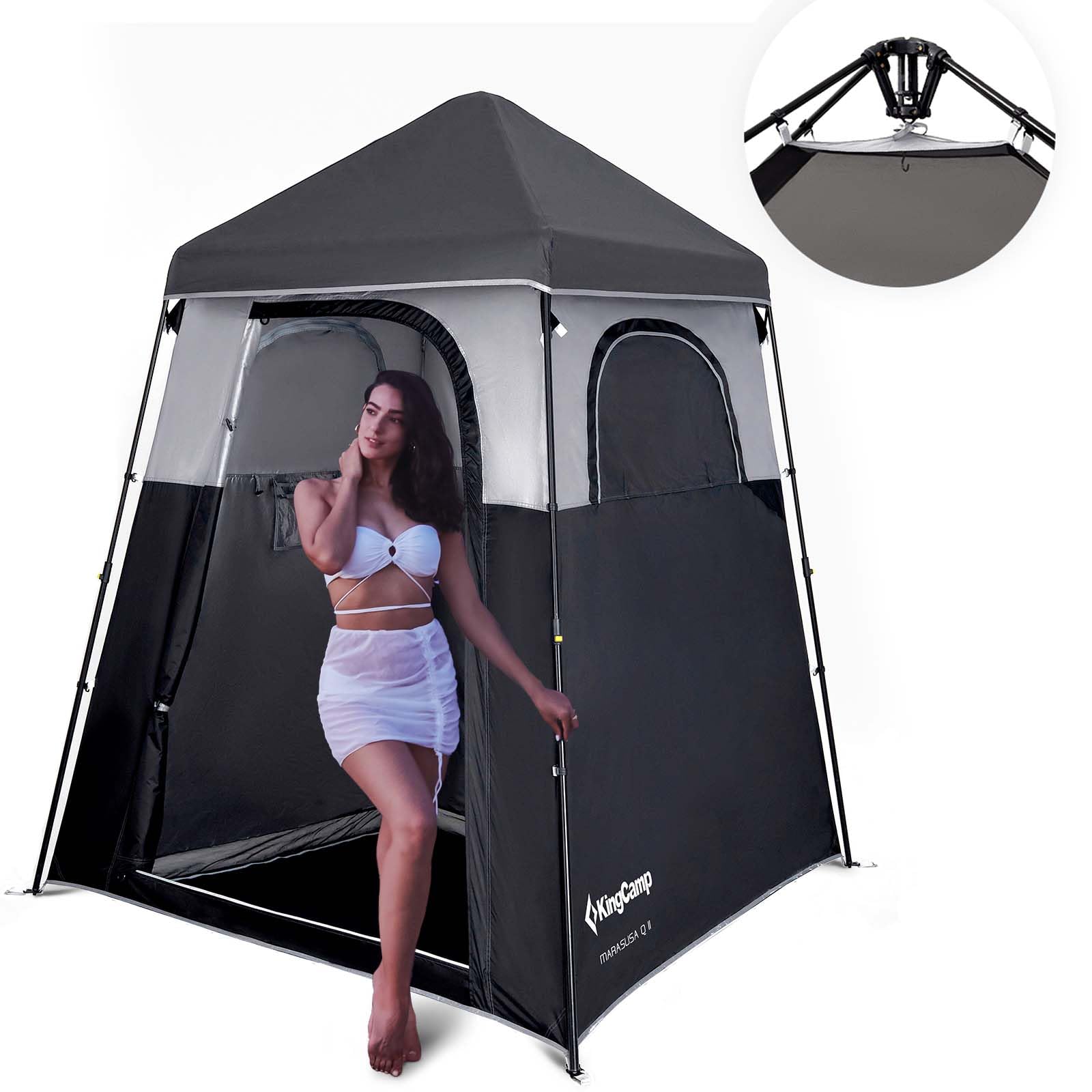 KingCamp Outdoor Shower Tents for Camping Portable Instant Pop Up Pri