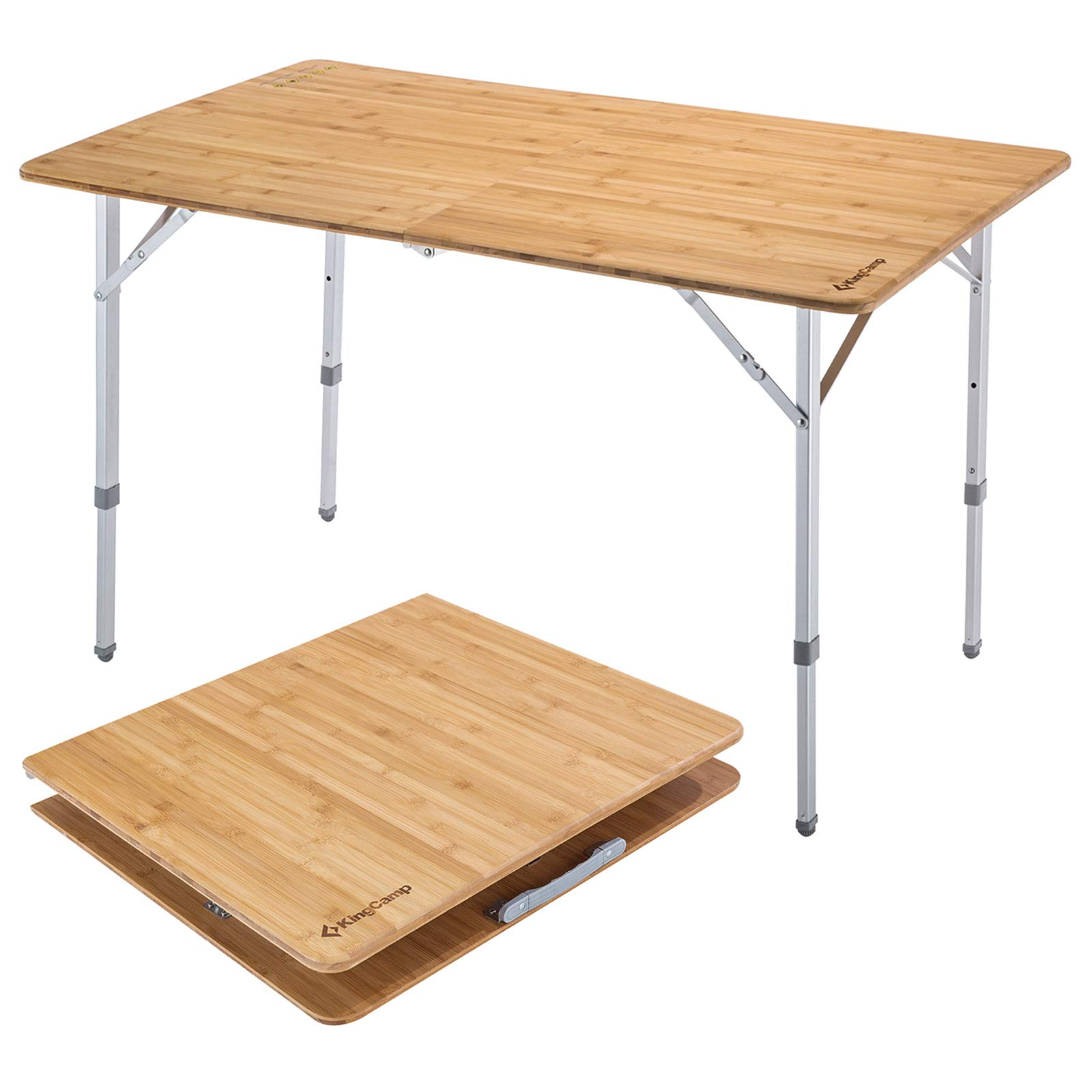 Buy KingCamp 4 People Bamboo Three Heights Folding Table – KingCamp Outdoors