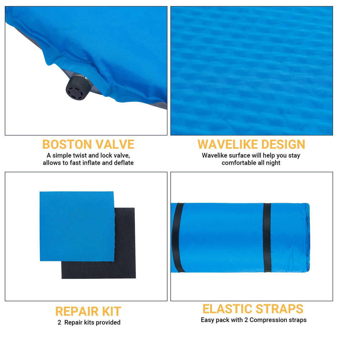 Buy Double Self Inflating Sleeping Pad from KingCamp
