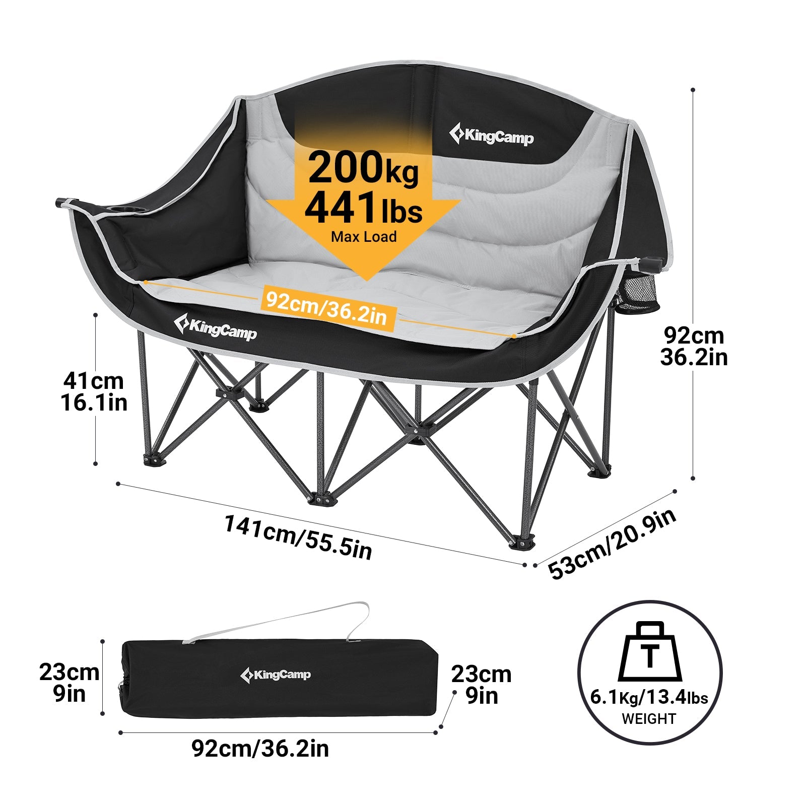 KingCamp Camp Chair Hammock Chairs Armchairs Director s Chairs Sofas and more