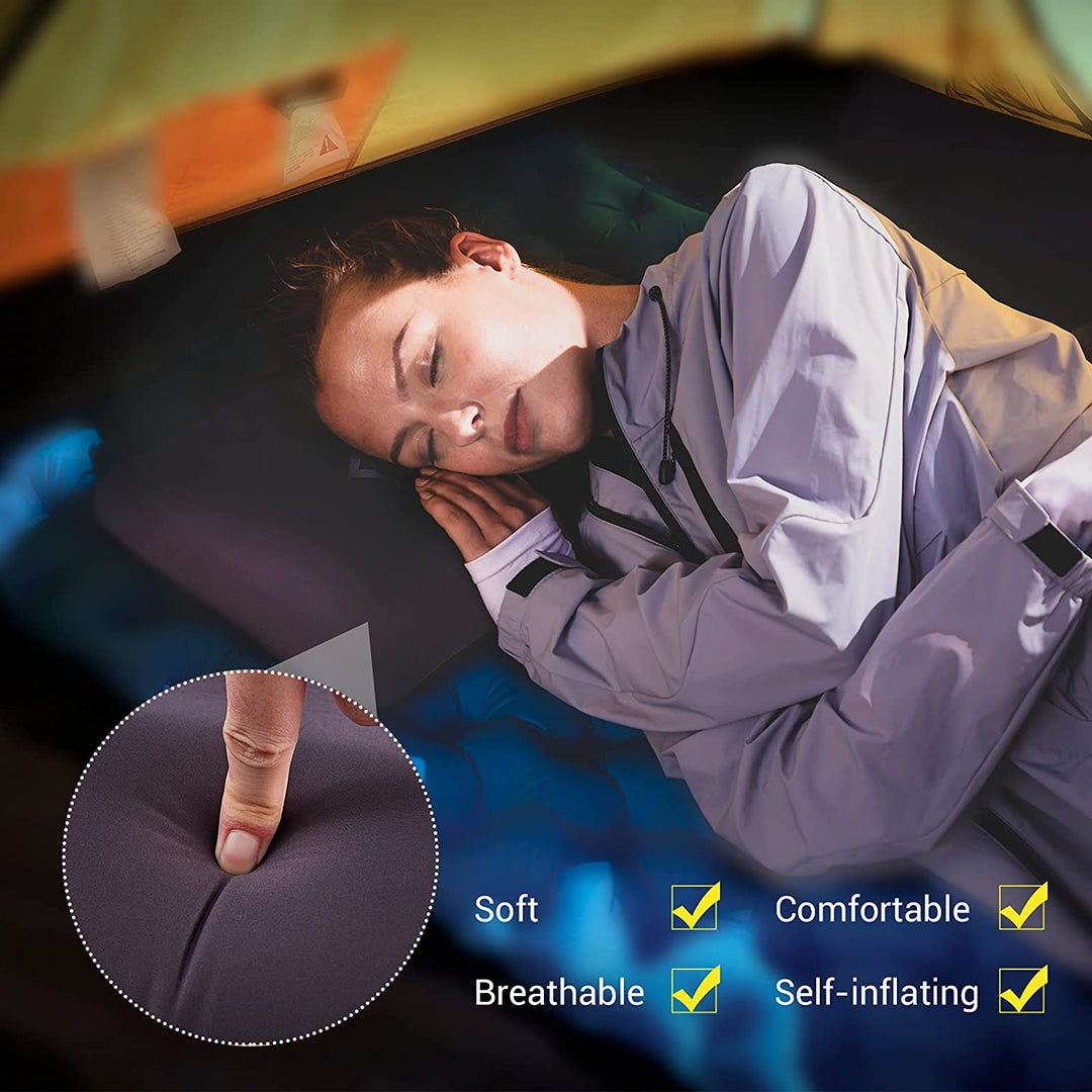 KingCamp Self-inflating Neck & Lumbar Support Pillow