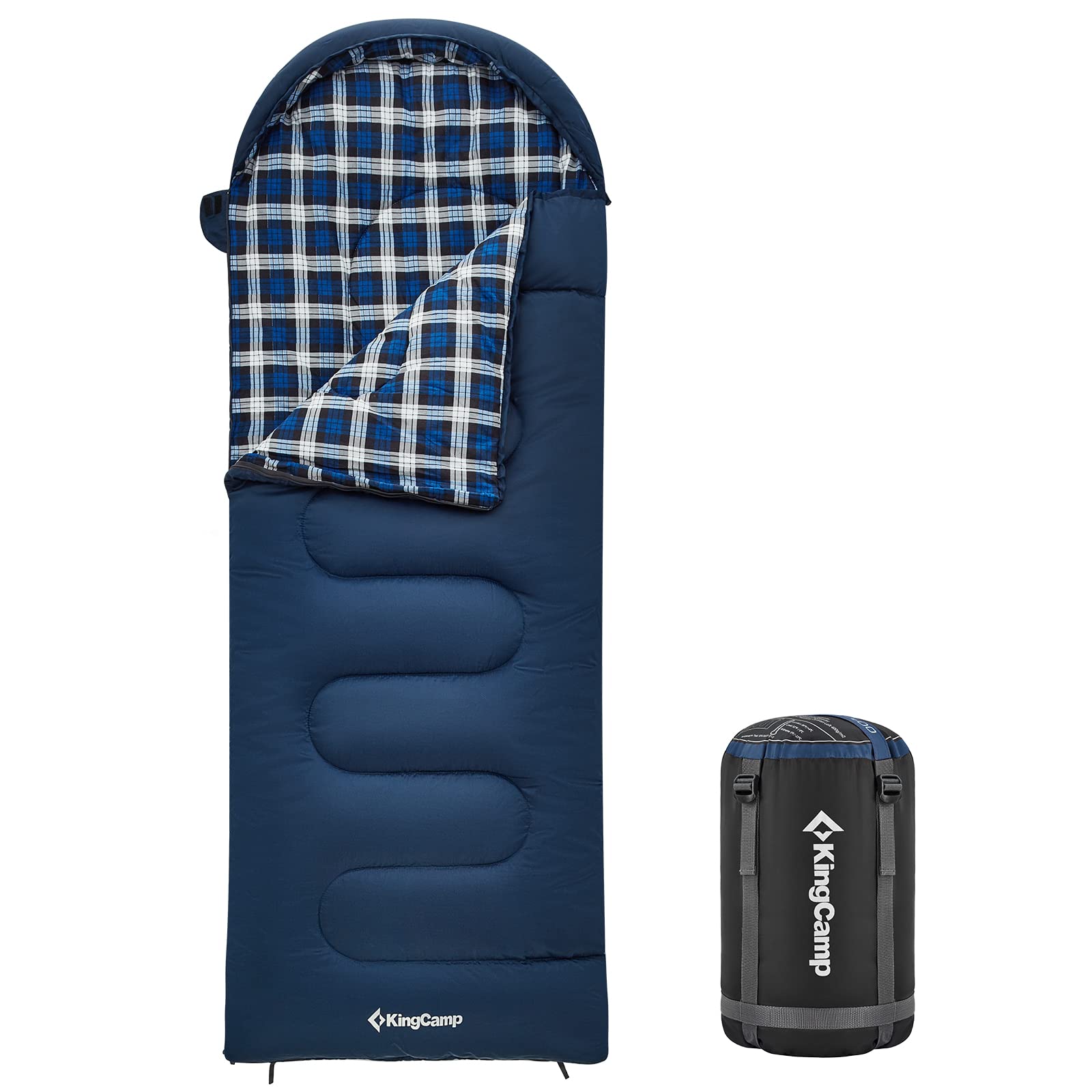 KingCamp CLOUDY 300S Kids Sleeping Bag-Envelope With Hood KingCamp CLOUDY 300S Kids Sleeping Bag-Envelope With Hood