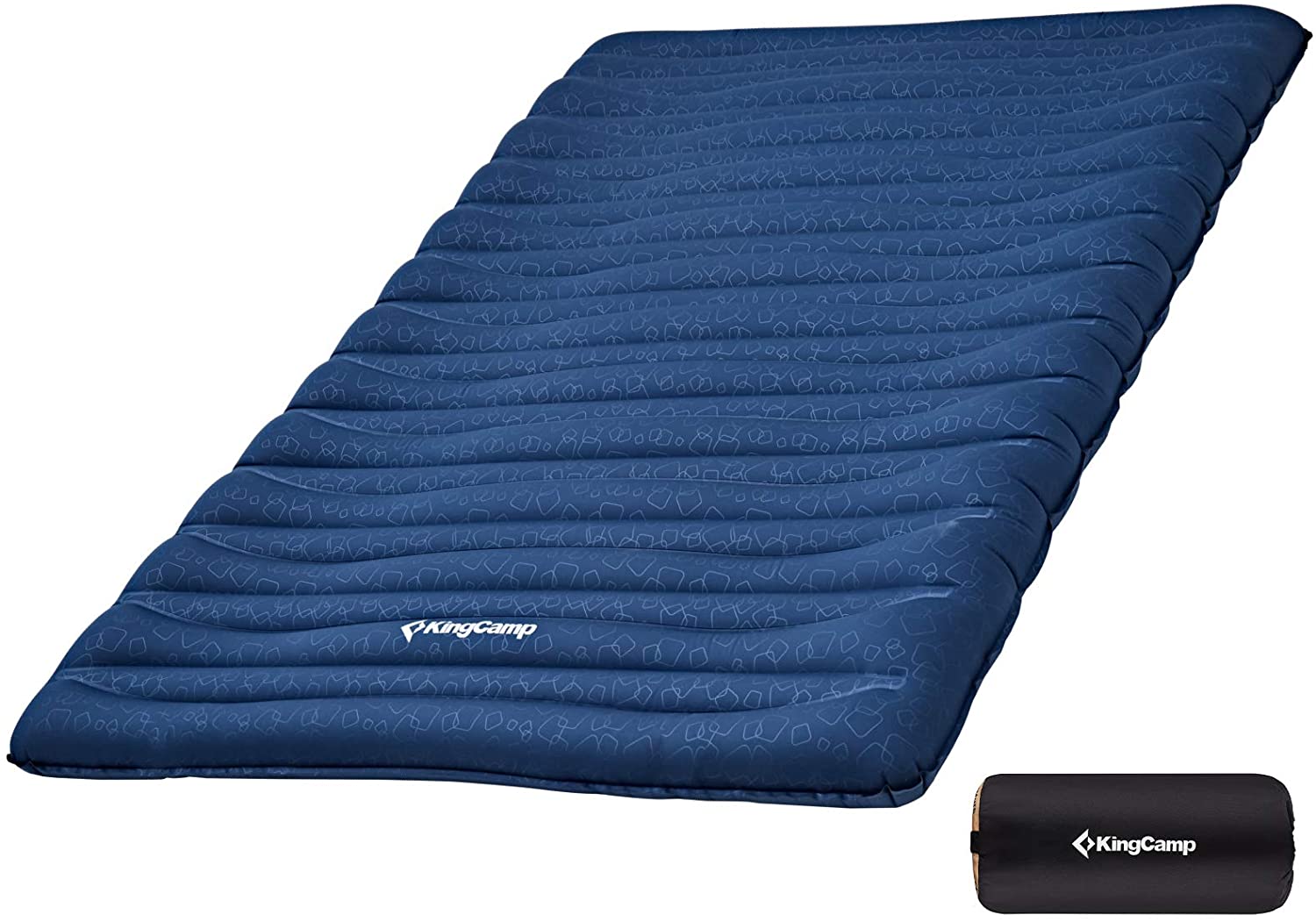 Lightweight double air bed outlet